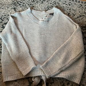 Express grey sweater